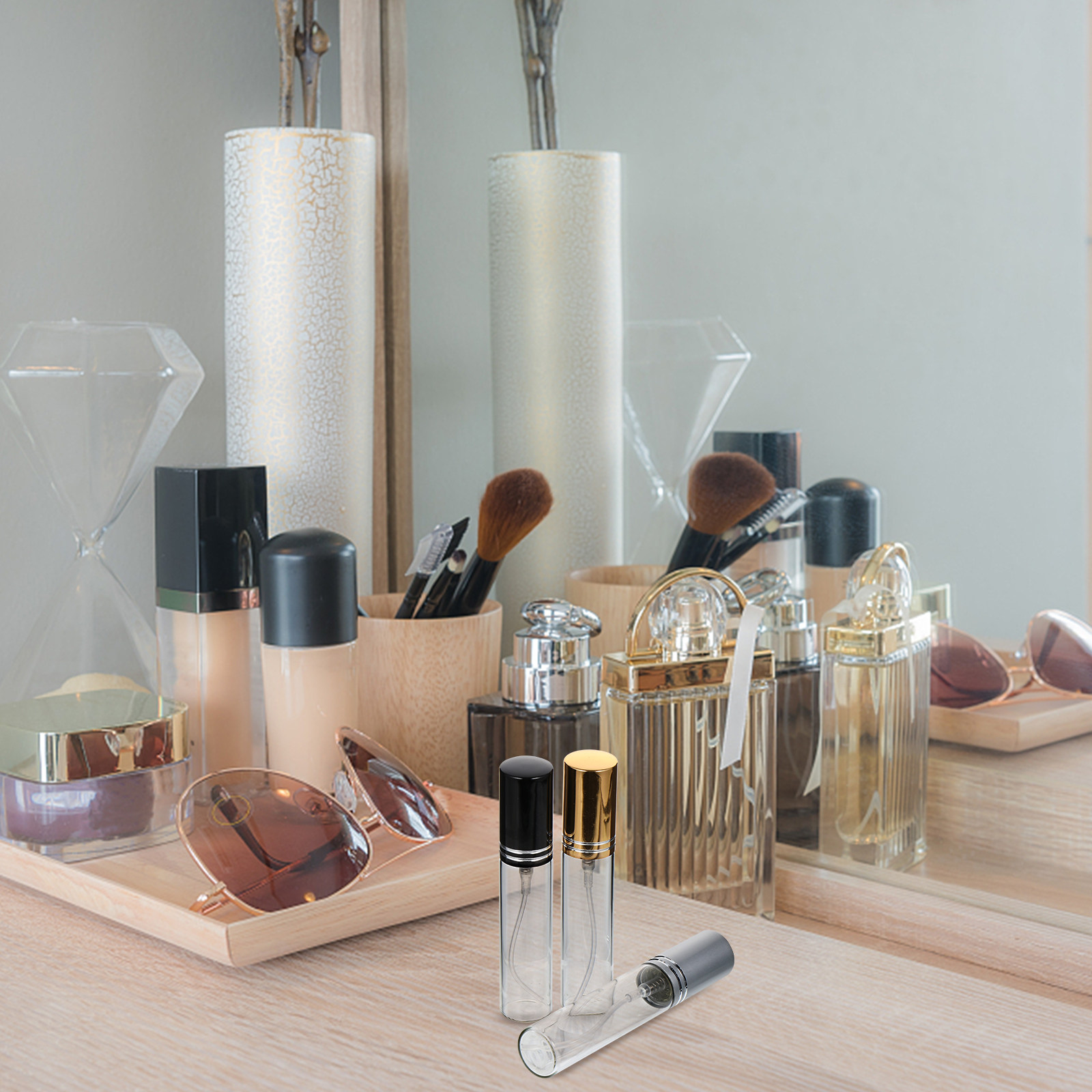 Misting Bottle Fine - 6 Adet Premium Sızdırmaz Taşınabilir Parfüm