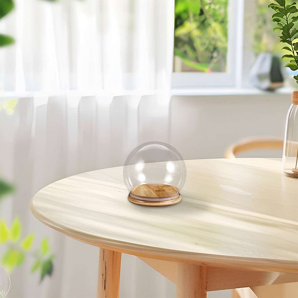 2 Adet Şeffaf Cam Kubbe Vitrin - Plastic Dome Clear incelemesi ve fiyatı