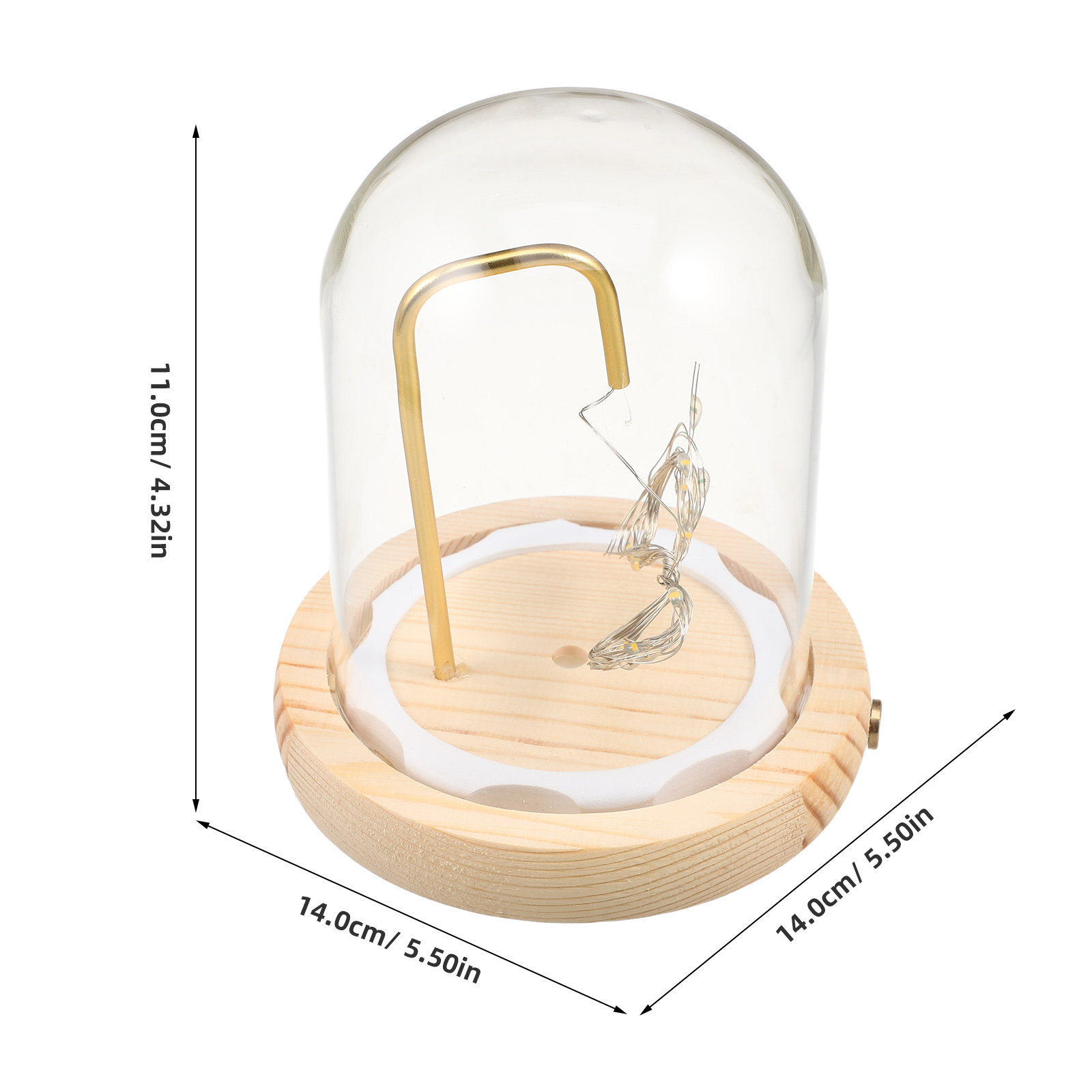Cam Gösteri Kubbesi Ahşap Taba - Plastic Dome Clear incelemesi ve fiyatı